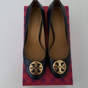 Tory Burch Navy 2" Heel Shoes